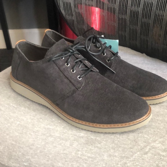 toms preston leather brogue